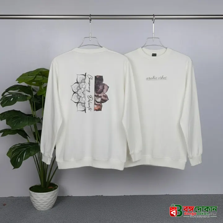 Full Sleeve Sweat Shirt  on both sides Printed - বাংলাদেশে সেরা দাম ও উইন্টার কালেকশন - বাংলাদেশে সেরা অফার ও দাম