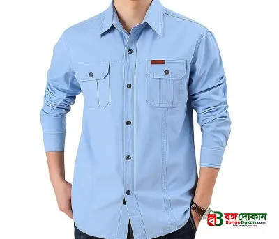 Full sleeves double pocket panel Shirt - বাংলাদেশে সেরা দাম ও নতুন কালেকশন - গ্যালারি