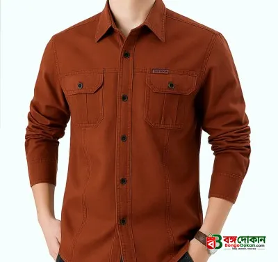 Full sleeves double pocket panel Shirt - বাংলাদেশে সেরা দাম ও নতুন কালেকশন - গ্যালারি