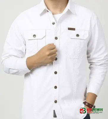 Full sleeves double pocket panel Shirt - বাংলাদেশে সেরা দাম ও নতুন কালেকশন - গ্যালারি