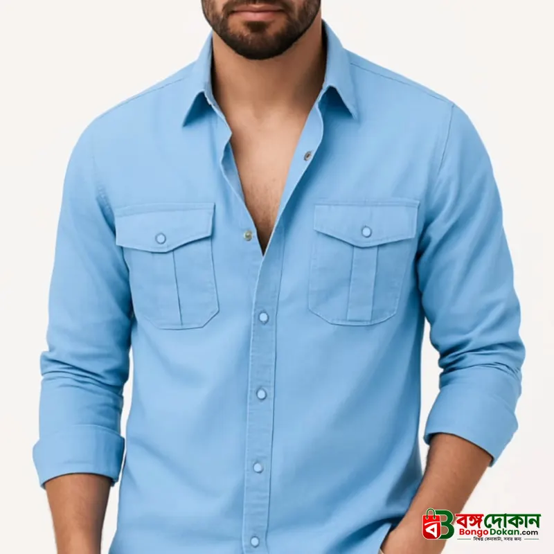 Full sleeves double pocket Shirt - বাংলাদেশে সেরা দাম ও নতুন কালেকশন - বাংলাদেশে সেরা অফার ও দাম