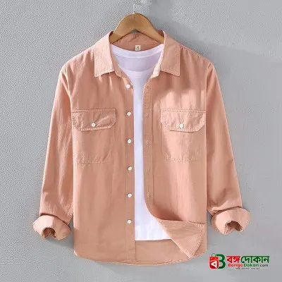 Full sleeves double pocket Shirt - বাংলাদেশে সেরা দাম ও নতুন কালেকশন - গ্যালারি