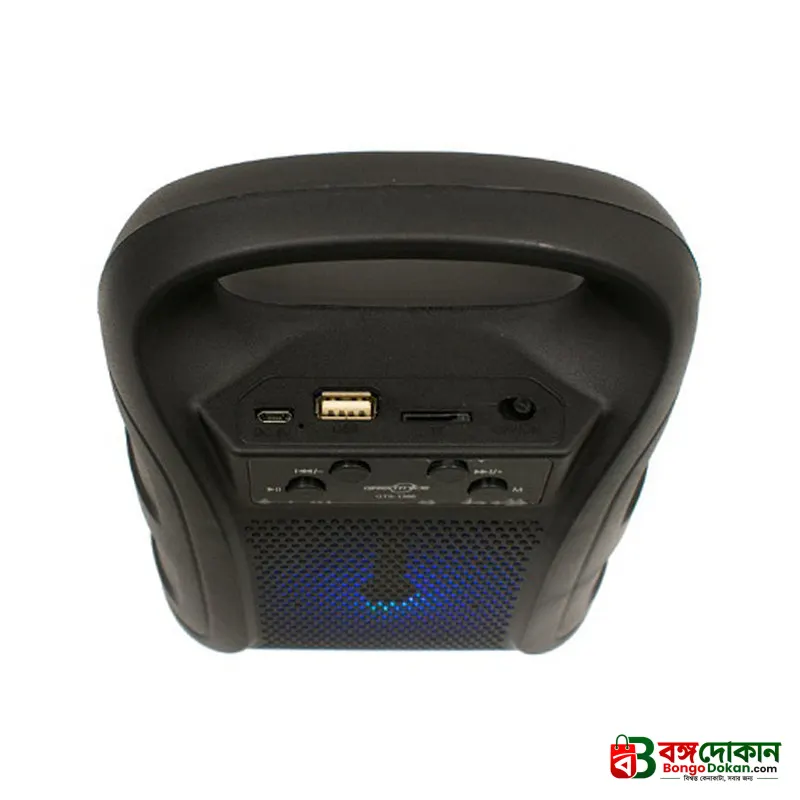 GREATNICE GTS-1386 Portable Wireless Bluetooth Speaker – 4-Inch Driver, LED Lighting Effects, FM Radio, USB/TF Card Support, 500mAh Battery & 10M Range - বাংলাদেশে সেরা দাম ও স্পেসিফিকেশন - গ্যালারি