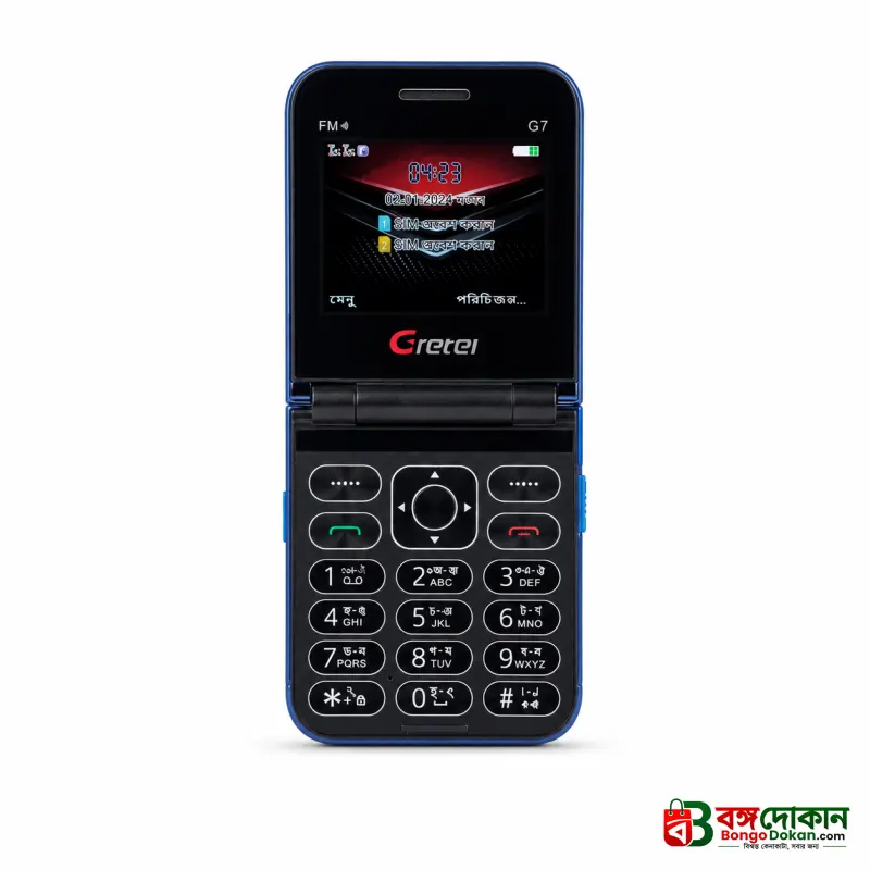 Gretel G7 Flip Folding Phone Dual Display Caseing - বাংলাদেশে সেরা দাম ও স্পেসিফিকেশন - গ্যালারি