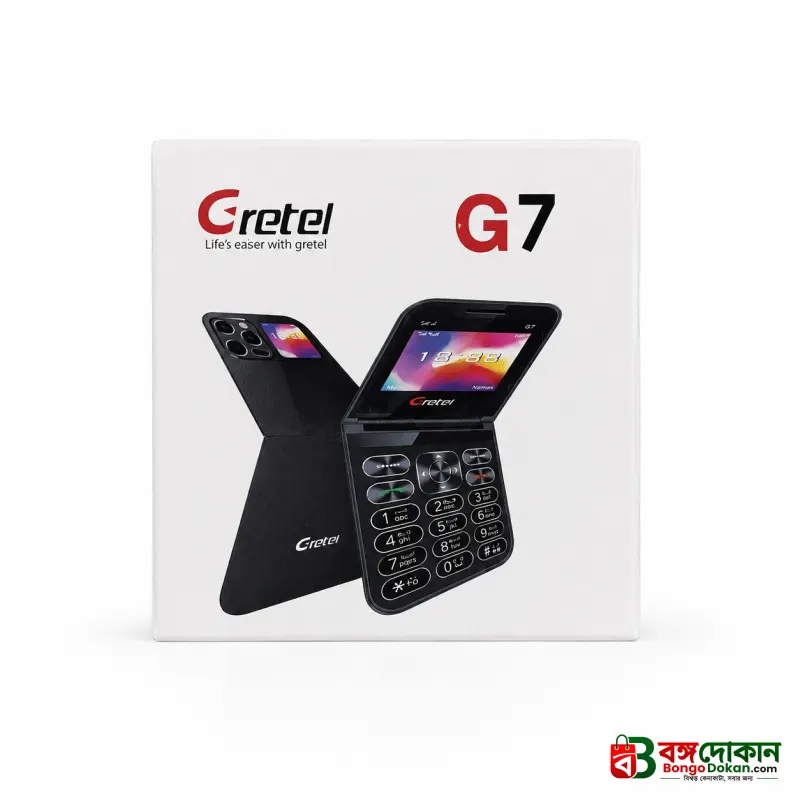 Gretel G7 Flip Folding Phone Dual Display Caseing - বাংলাদেশে সেরা দাম ও স্পেসিফিকেশন - গ্যালারি