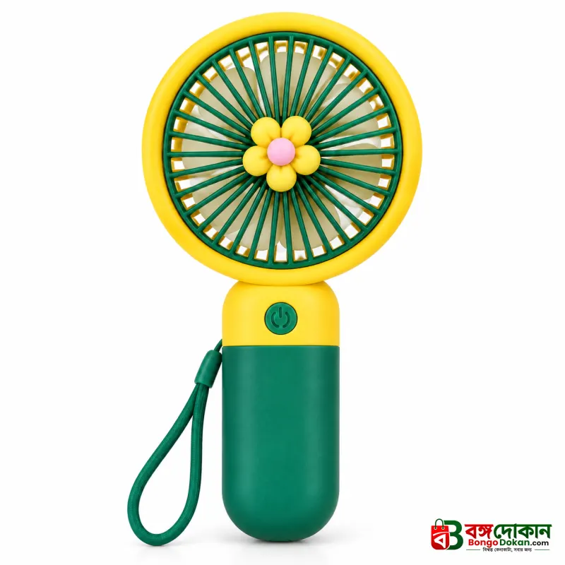 Handheld Portable Desktop Mini Fan – USB Rechargeable Pocket Sports Fan with 3 Speed Levels, Ultra-Quiet Motor, Lanyard & Versatile Indoor-Outdoor Use - বাংলাদেশে সেরা দাম ও স্পেসিফিকেশন - গ্যালারি