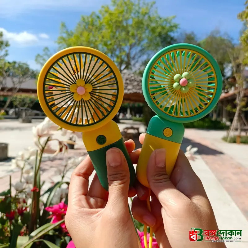 Handheld Portable Desktop Mini Fan – USB Rechargeable Pocket Sports Fan with 3 Speed Levels, Ultra-Quiet Motor, Lanyard & Versatile Indoor-Outdoor Use - বাংলাদেশে সেরা দাম ও স্পেসিফিকেশন - গ্যালারি