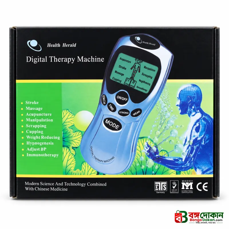 Health Herald Digital Therapy Machine ST-688 – Electronic Pulse Massager with LCD Screen, Acupuncture, Cupping, Pain Relief & USB/Battery Operation - বাংলাদেশে সেরা দাম ও লাইফস্টাইল কালেকশন - গ্যালারি
