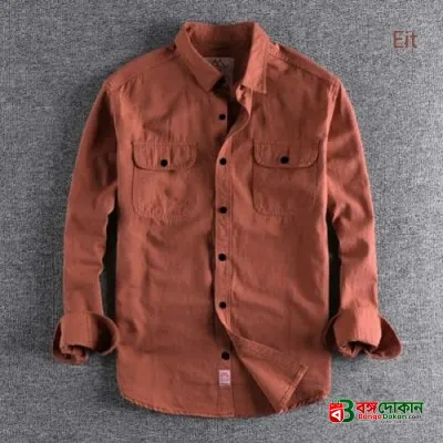 High Thickness Double Pocket Shirt.. ( Merron) - বাংলাদেশে সেরা দাম ও নতুন কালেকশন - গ্যালারি