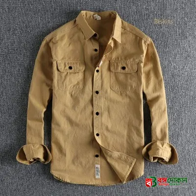 High Thickness Double Pocket Shirt.. ( Biscuit - বাংলাদেশে সেরা দাম ও নতুন কালেকশন - গ্যালারি