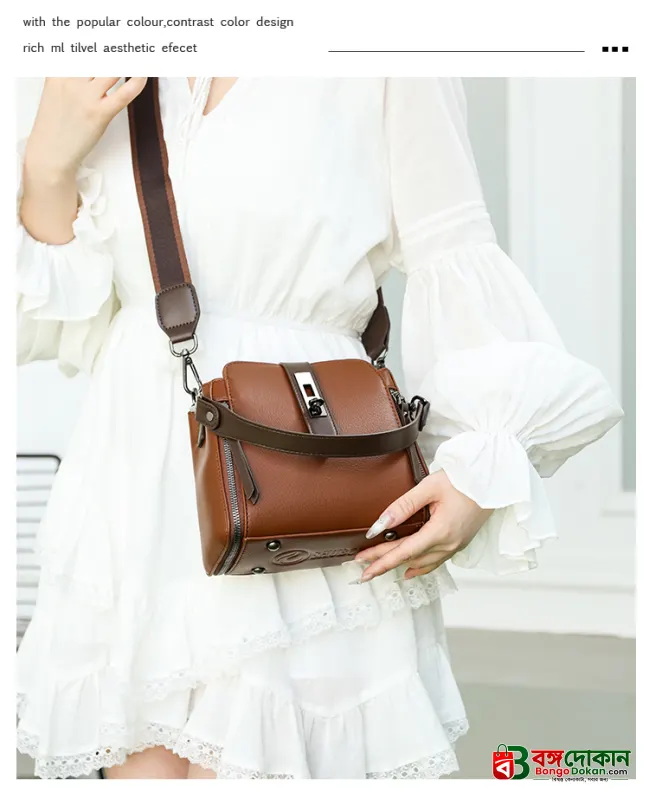 High-quality Messenger Bags For Women Luxury Crossbody Shoulder Bags Female(Brown) - বাংলাদেশে সেরা দাম ও আকর্ষণীয় কালেকশন - গ্যালারি