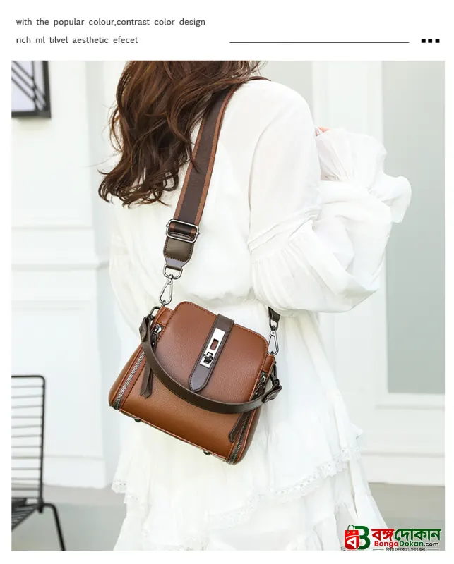 High-quality Messenger Bags For Women Luxury Crossbody Shoulder Bags Female(Brown) - বাংলাদেশে সেরা দাম ও আকর্ষণীয় কালেকশন - গ্যালারি