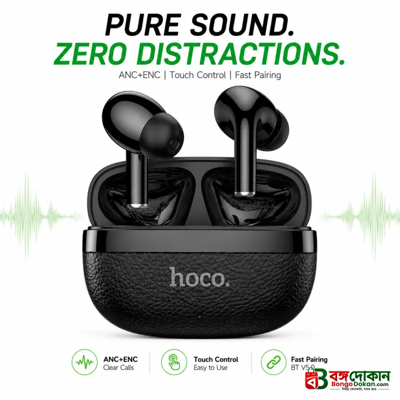 Hoco MMJ-24 Wireless Headset – Bluetooth 6.0 Hi-Fi Audio Neckband & Earphone with Touch Control, 10mm Driver & Long Battery Life - বাংলাদেশে সেরা দাম ও স্পেসিফিকেশন - বাংলাদেশে সেরা অফার ও দাম