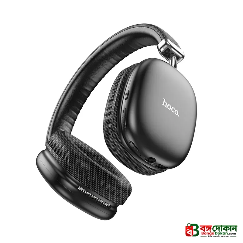 HOCO W35 Max Wireless Bluetooth Headphone – Over-Ear ANC Headset with 90-Hour Battery, 40mm Drivers, TF Card, AUX & Lightweight Ergonomic Design - বাংলাদেশে সেরা দাম ও স্পেসিফিকেশন - গ্যালারি