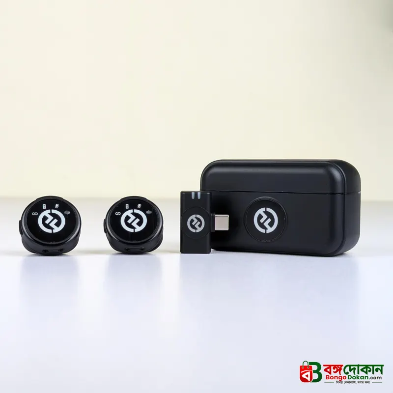 Hollyland Lark M2 Wireless Lavalier Microphone – Ultra-Compact Button-Sized Mic with Hi-Fi Sound, Environmental Noise Cancellation & Long Battery Life for Vlogging & Interviews - বাংলাদেশে সেরা দাম ও স্পেসিফিকেশন - গ্যালারি
