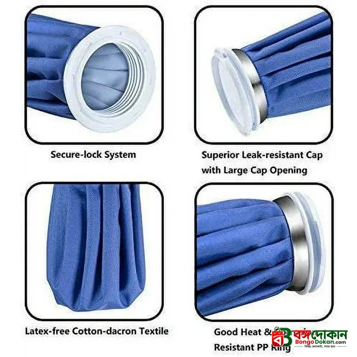 Ice Bag, Hot & Cold Therapy Reusable for Injuries Pain Relief, 9 Inch, Royal Blue - বাংলাদেশে সেরা দাম ও লাইফস্টাইল কালেকশন - গ্যালারি