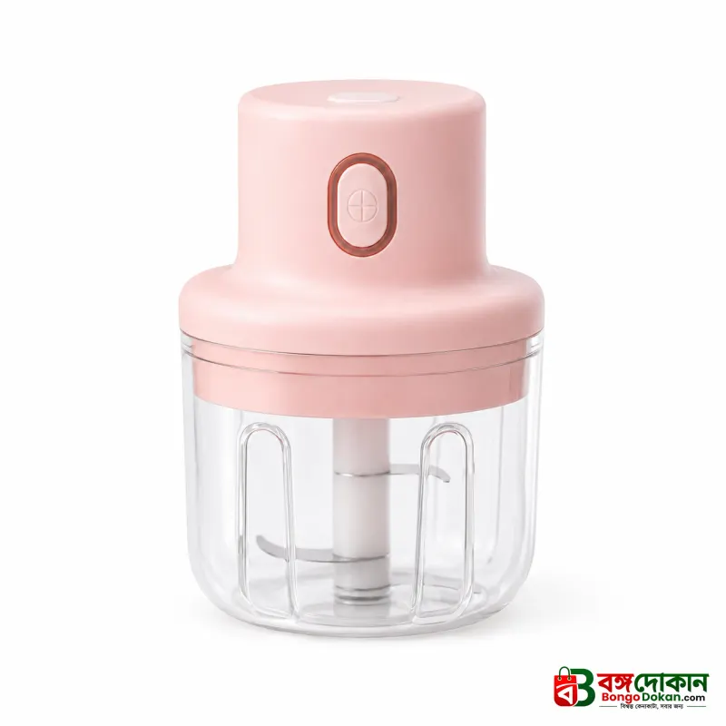 Intelligent Electric Rechargeable Vegetable Cutter & Mini Chopper – 250ml Wireless One-Touch Food Processor for Garlic, Ginger, Onion & Meat - বাংলাদেশে সেরা দাম ও স্পেসিফিকেশন - গ্যালারি