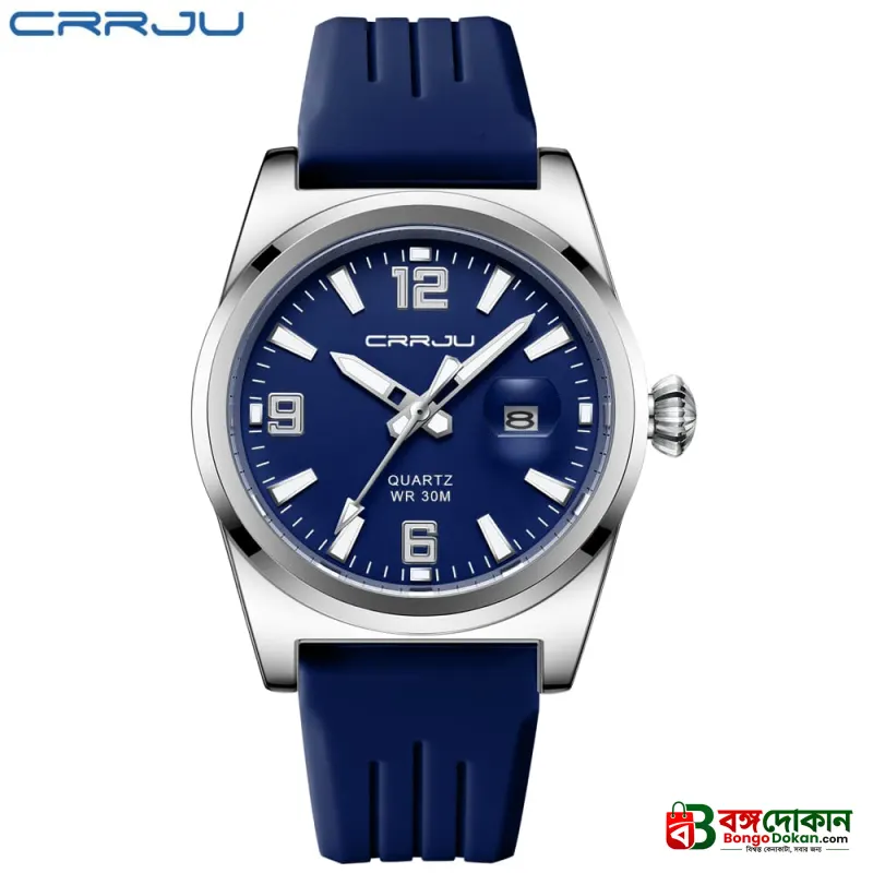 Jam Tangan Pria CRRJU 2025 Anti Air Kasual Olahraga Digital Jam Tangan Anak/Cowok Kalender Silikon Bercahaya - Hitam - বাংলাদেশে সেরা দাম ও লাইফস্টাইল কালেকশন - গ্যালারি