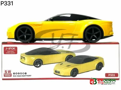 J-iPOK P331 Car-Shaped Wireless Speaker – 5W Portable Bluetooth Speaker with Deep Bass, 800mAh Battery, TWS & Unique Car Design - বাংলাদেশে সেরা দাম ও স্পেসিফিকেশন - গ্যালারি