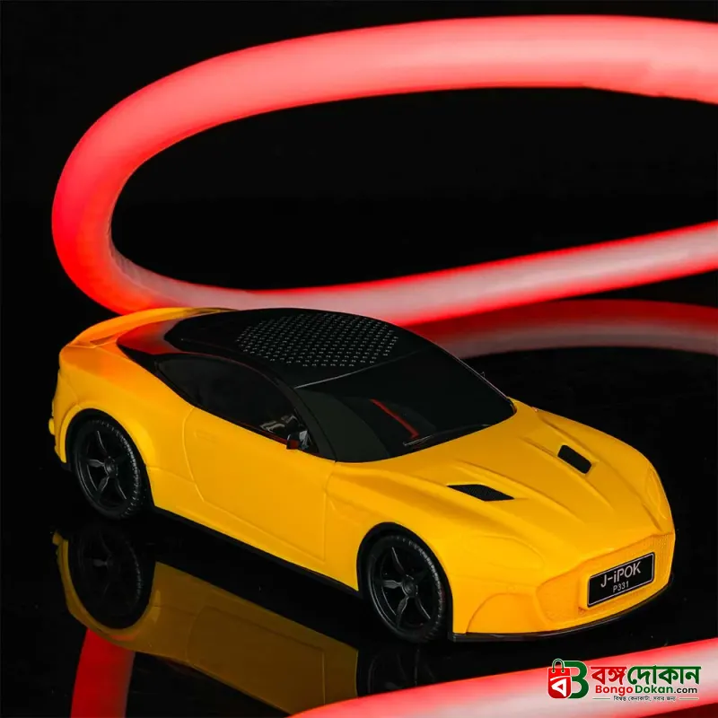 J-iPOK P331 Car-Shaped Wireless Speaker – 5W Portable Bluetooth Speaker with Deep Bass, 800mAh Battery, TWS & Unique Car Design - বাংলাদেশে সেরা দাম ও স্পেসিফিকেশন - গ্যালারি