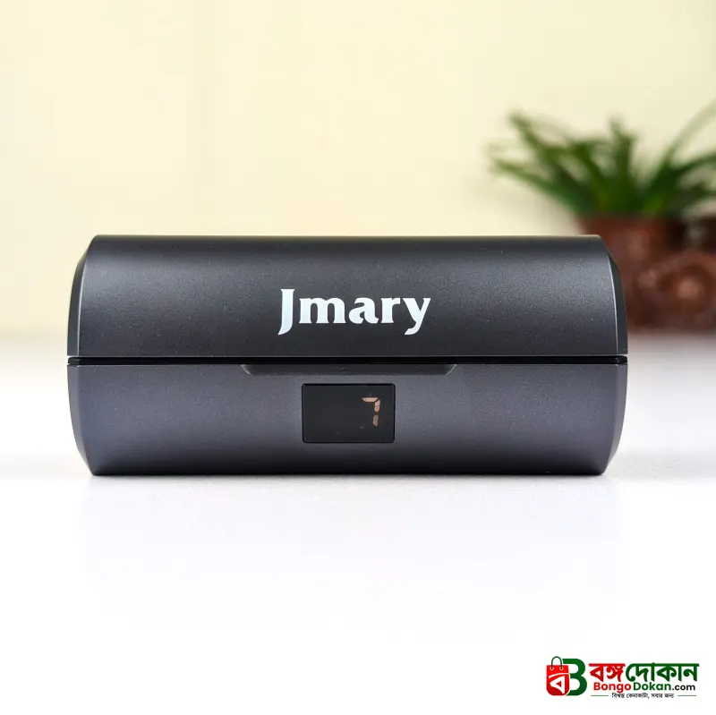 Jmary MW-19 Dual Wireless Lavalier Microphone – 2.4GHz Clip-On Mic with Smart Charging Case, Digital Display, Noise Cancellation & Mute Mode for Vlogging & Interviews - বাংলাদেশে সেরা দাম ও স্পেসিফিকেশন - গ্যালারি