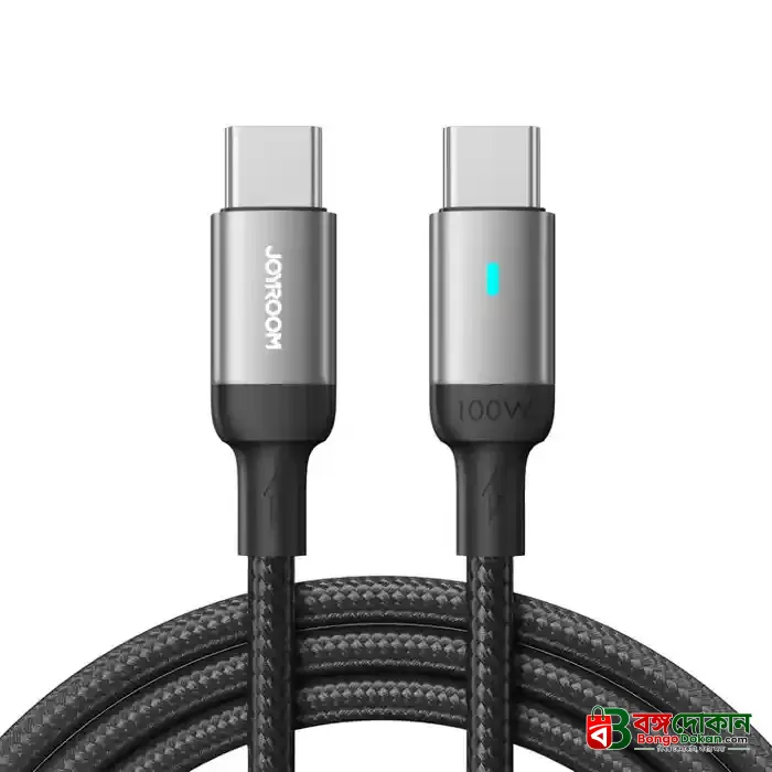 Joyroom Ultimate Audio & Power Combo – JR-EC07 Metal Half In-Ear Type-C Wired Earphones & S-CC100A10 100W Fast Charging Type-C to Type-C Nylon Cable (1M) - বাংলাদেশে সেরা দাম ও স্পেসিফিকেশন - গ্যালারি
