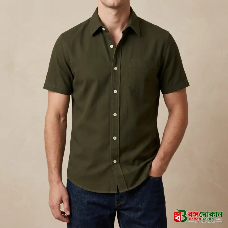 kaizar cotton Half sleeves Shirt For Men's - বাংলাদেশে সেরা দাম ও নতুন কালেকশন - বাংলাদেশে সেরা অফার ও দাম