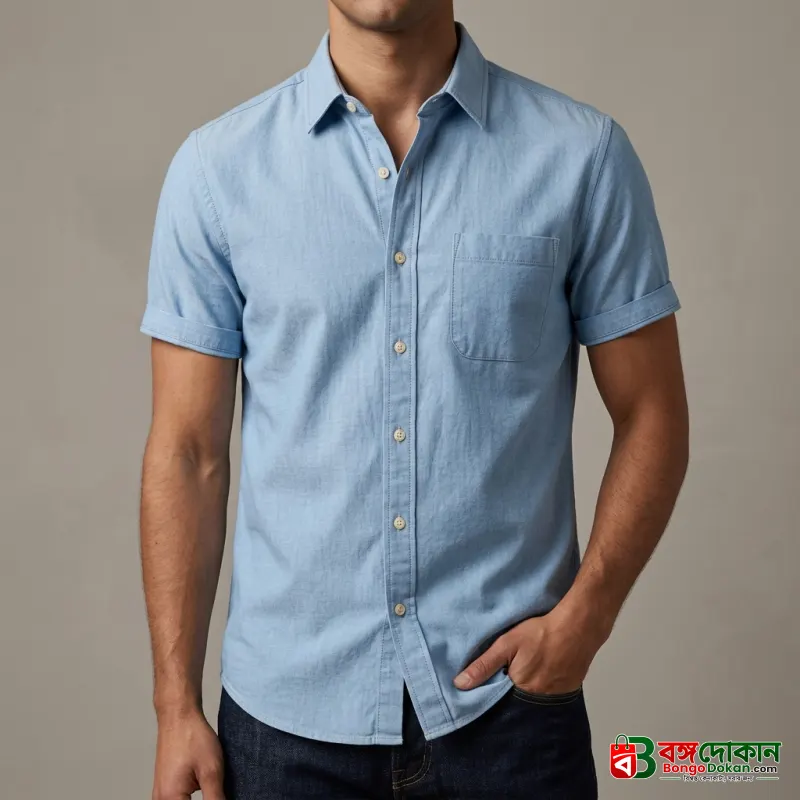 kaizar cotton Half sleeves Shirt For Men's - বাংলাদেশে সেরা দাম ও নতুন কালেকশন - বাংলাদেশে সেরা অফার ও দাম