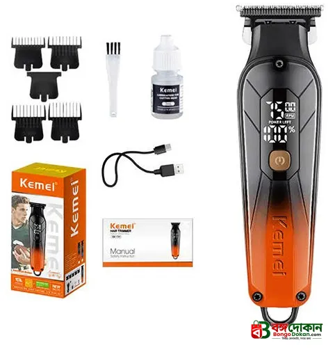 Kemei Km-1741 1200mAh Excellent Lithium Battery Hair Shaver Splicing Color Design Brand Hair Clipper Shop Online Brand Trimmers - বাংলাদেশে সেরা দাম ও স্পেসিফিকেশন - বাংলাদেশে সেরা অফার ও দাম