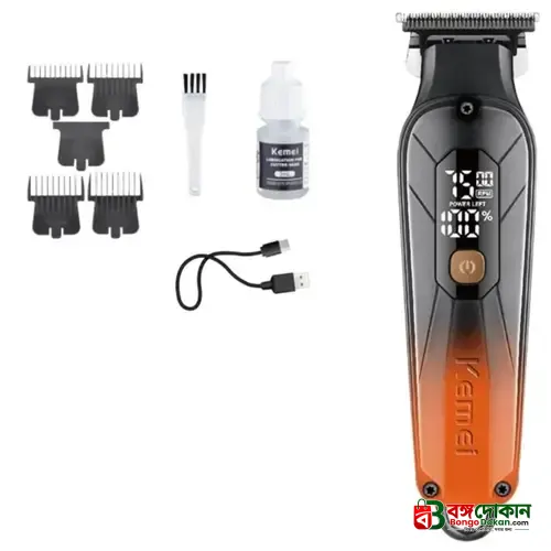 Kemei Km-1741 1200mAh Excellent Lithium Battery Hair Shaver Splicing Color Design Brand Hair Clipper Shop Online Brand Trimmers - বাংলাদেশে সেরা দাম ও স্পেসিফিকেশন - গ্যালারি