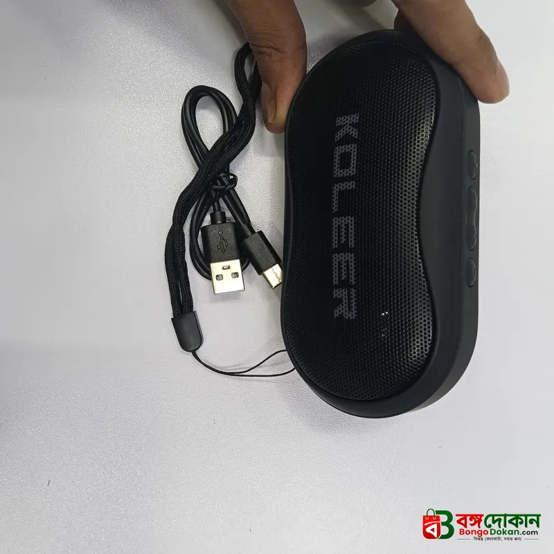 KOLEER S29 Portable Wireless Bluetooth Speaker – 5W Deep Bass, Bluetooth 5.0, 12-15M Range, FM Radio, USB & SD Card Support with 1200mAh Battery - বাংলাদেশে সেরা দাম ও স্পেসিফিকেশন - গ্যালারি