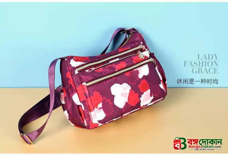 Korean sports travel shoulder bag (Light Maroon) - বাংলাদেশে সেরা দাম ও লাইফস্টাইল কালেকশন - গ্যালারি