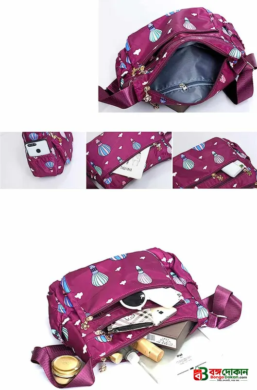 Korean sports travel shoulder bag (purple) - বাংলাদেশে সেরা দাম ও লাইফস্টাইল কালেকশন - গ্যালারি