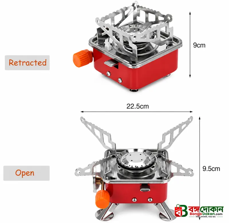 Kovar K-202 Portable Card Type Stove Price in Bangladesh – Lightweight Outdoor Camping Gas Stove with Auto Fire & Compact Design - বাংলাদেশে সেরা দাম ও লাইফস্টাইল কালেকশন - গ্যালারি