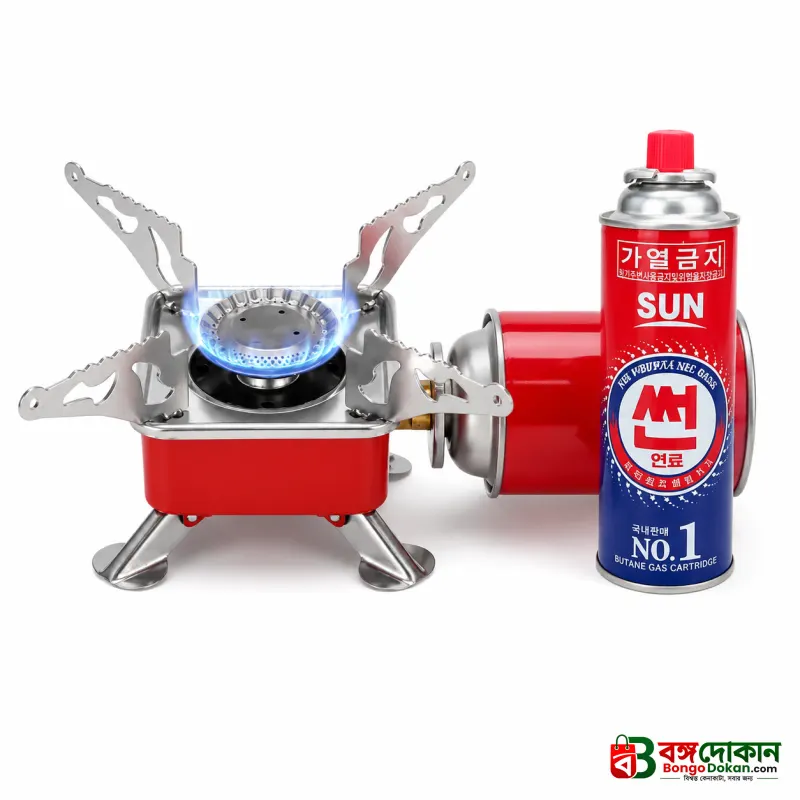 Kovar K-202 Portable Outdoor Camping Stove & Sun Butane Gas Set – Lightweight Card-Type Gas Stove with Auto Fire for Hiking & Backpacking - বাংলাদেশে সেরা দাম ও লাইফস্টাইল কালেকশন - গ্যালারি