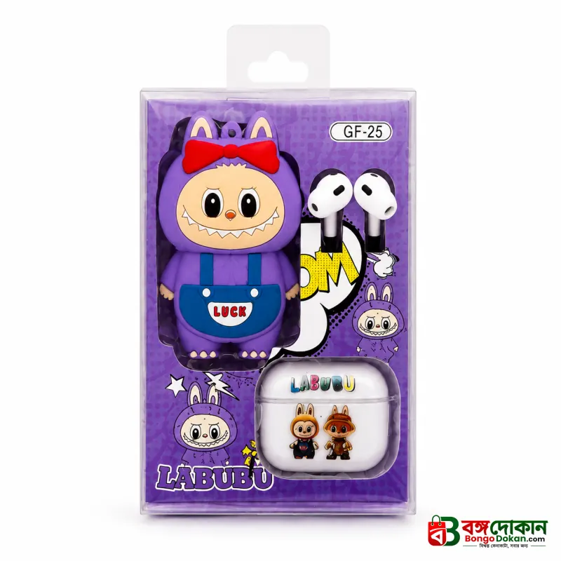 Labubu Doll Wireless Earbuds Set – Cute Pop Mart The Monsters Character Case with Crystal Clear Sound, Deep Bass & Bluetooth TWS Earphones - বাংলাদেশে সেরা দাম ও স্পেসিফিকেশন - গ্যালারি