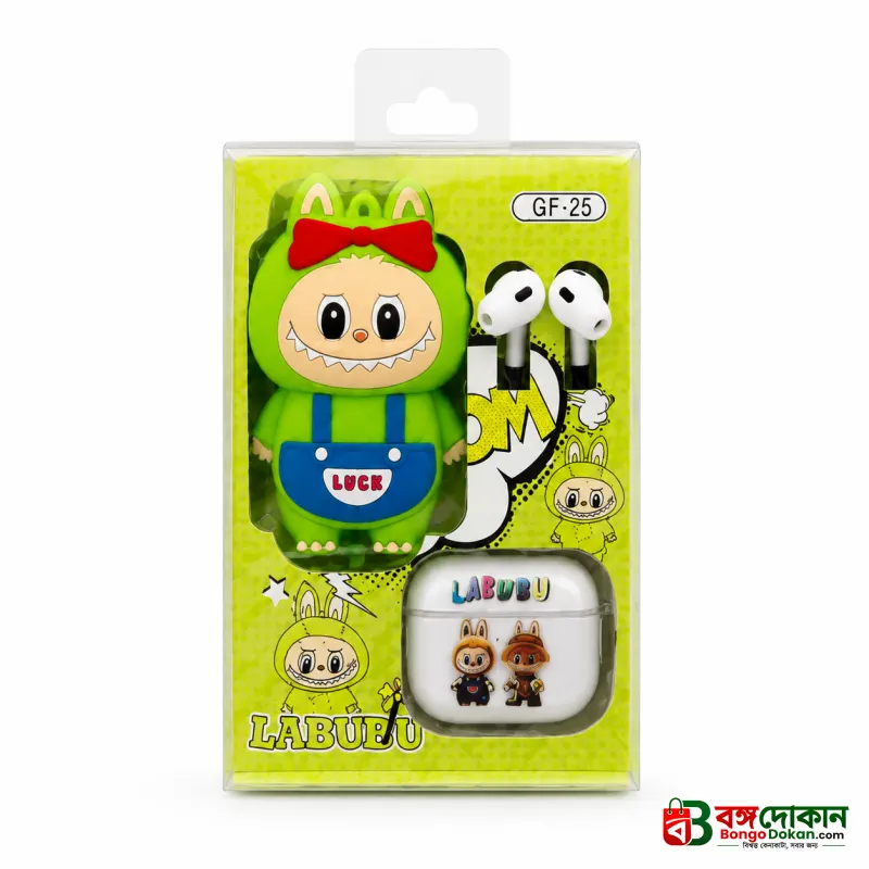 Labubu Doll Wireless Earbuds Set – Cute Pop Mart The Monsters Character Case with Crystal Clear Sound, Deep Bass & Bluetooth TWS Earphones - বাংলাদেশে সেরা দাম ও স্পেসিফিকেশন - গ্যালারি