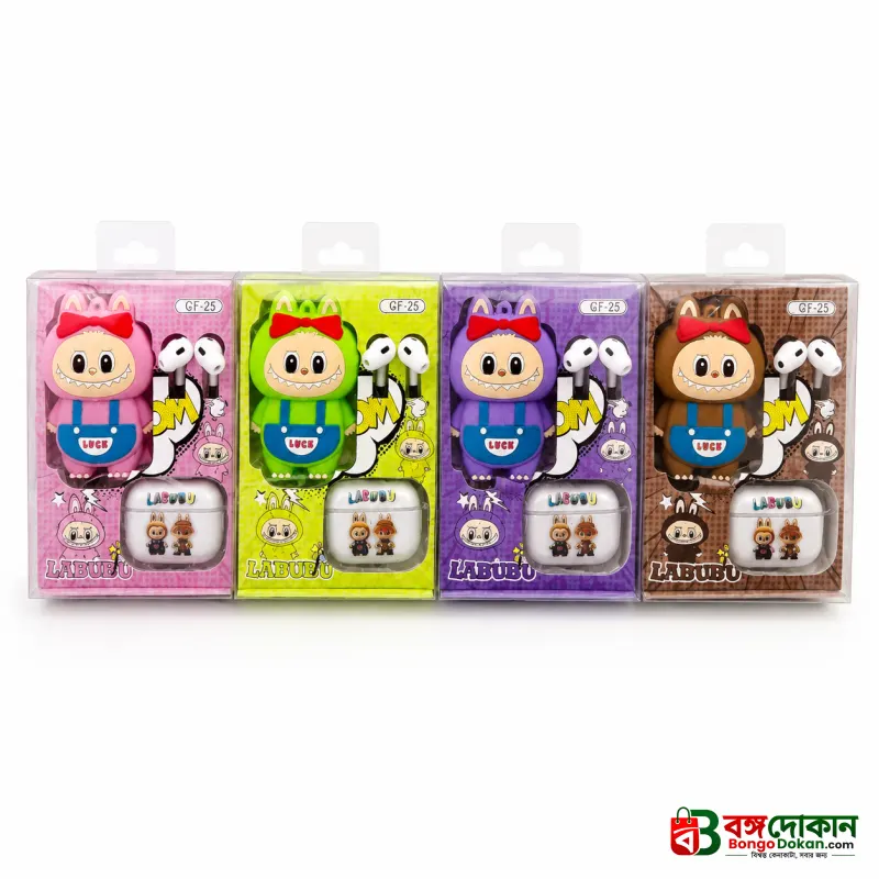 Labubu Doll Wireless Earbuds Set – Cute Pop Mart The Monsters Character Case with Crystal Clear Sound, Deep Bass & Bluetooth TWS Earphones - বাংলাদেশে সেরা দাম ও স্পেসিফিকেশন - গ্যালারি