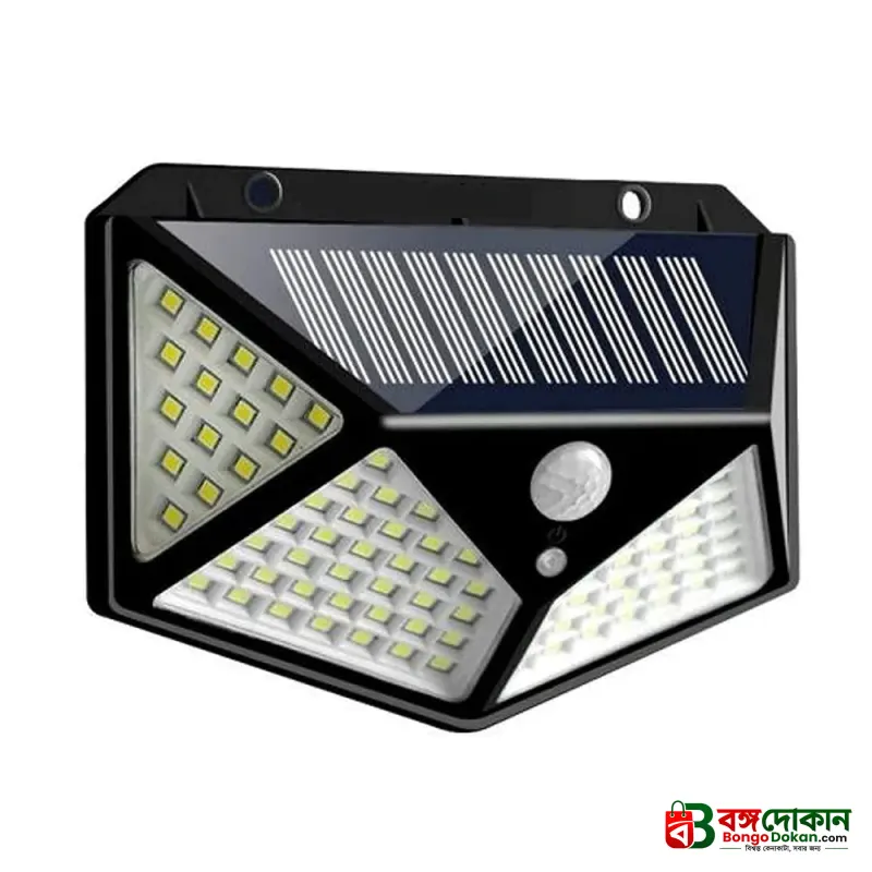 LED Outdoor Solar Motion Sensor Wall Light – 12W Waterproof Wireless Solar Spotlight with 3 Lighting Modes, 2200mAh Rechargeable Battery for Garden & Yard Security - বাংলাদেশে সেরা দাম ও স্পেসিফিকেশন - গ্যালারি