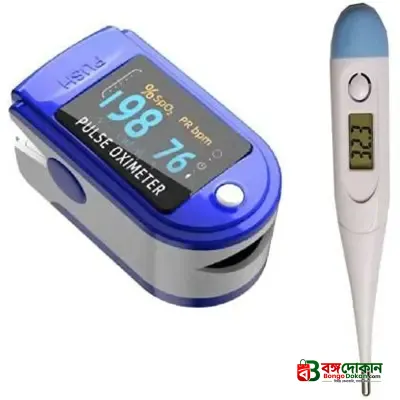 LK87 Fingertip Pulse Oximeter And thermometer Combo Offer - বাংলাদেশে সেরা দাম ও লাইফস্টাইল কালেকশন - বাংলাদেশে সেরা অফার ও দাম