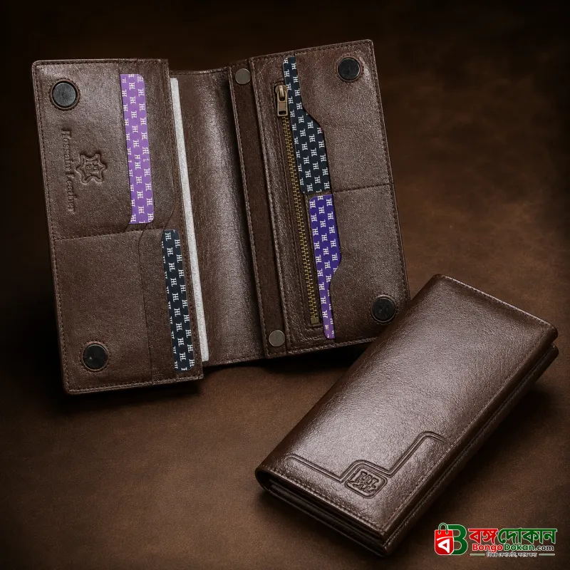 Long Leather Wallet - বাংলাদেশে সেরা দাম ও প্রিমিয়াম কোয়ালিটি - গ্যালারি