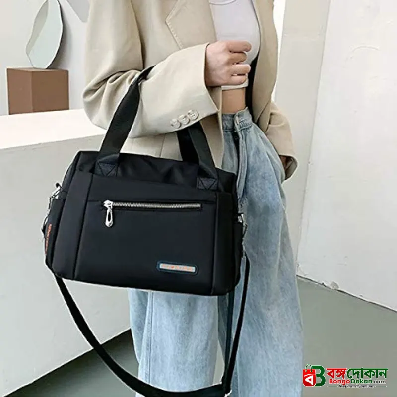 Luxury Bag Waterproof Nylon Shoulder Ladies Travel Crossbody (Black ) - বাংলাদেশে সেরা দাম ও আকর্ষণীয় কালেকশন - গ্যালারি