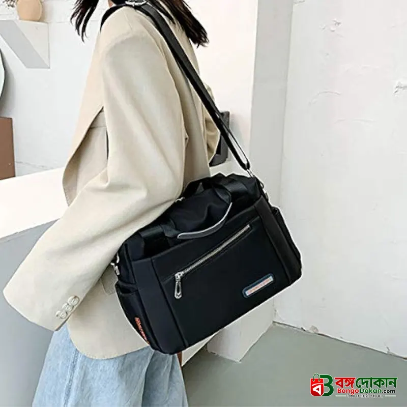 Luxury Bag Waterproof Nylon Shoulder Ladies Travel Crossbody (Black ) - বাংলাদেশে সেরা দাম ও আকর্ষণীয় কালেকশন - গ্যালারি