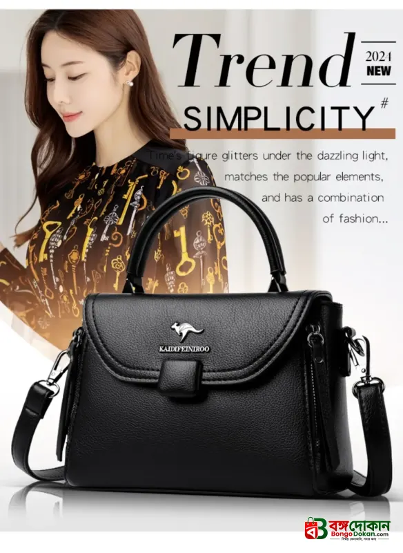 Luxury Designer Fashion High Quality Leather Kangaroo Handbag - বাংলাদেশে সেরা দাম ও আকর্ষণীয় কালেকশন - গ্যালারি