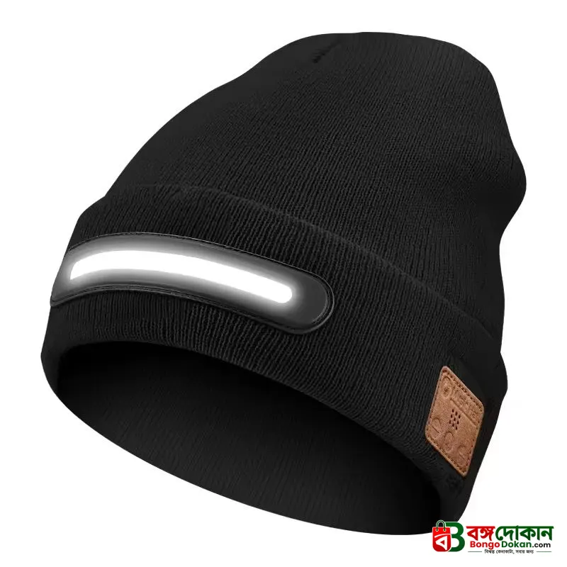 M1-BTD3 Rechargeable LED Light Beanie Hat – 1200lm Super Bright Headlamp Cap with Bluetooth 5.4 Wireless Music Headset & 3 Lighting Modes - বাংলাদেশে সেরা দাম ও উইন্টার কালেকশন - গ্যালারি