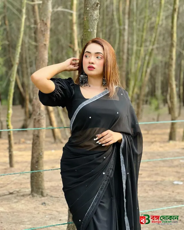 Main materials georgate stone saree - বাংলাদেশে সেরা দাম ও আকর্ষণীয় কালেকশন - গ্যালারি