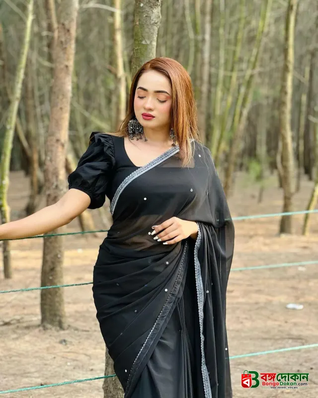 Main materials georgate stone saree - বাংলাদেশে সেরা দাম ও আকর্ষণীয় কালেকশন - গ্যালারি