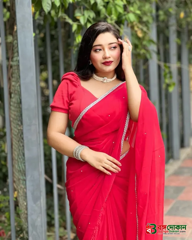Main materials georgate stone saree - বাংলাদেশে সেরা দাম ও আকর্ষণীয় কালেকশন - গ্যালারি