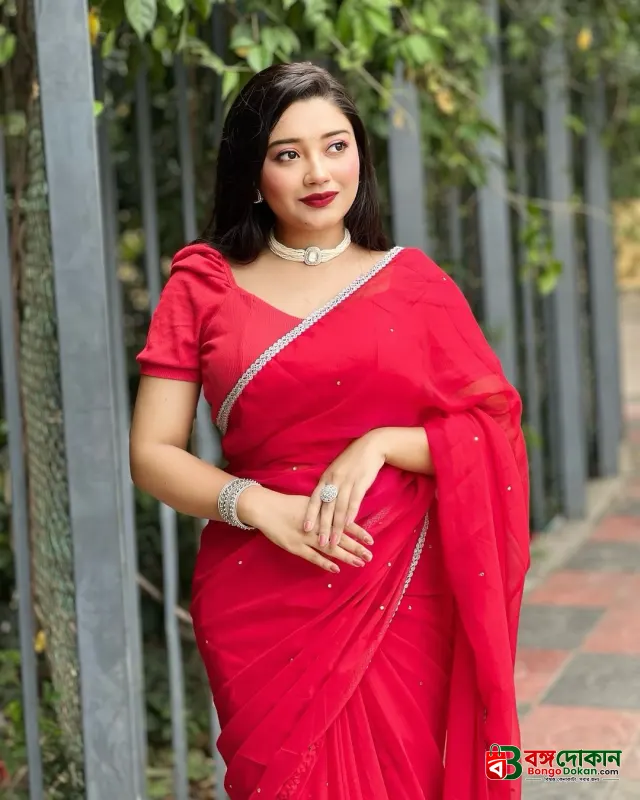 Main materials georgate stone saree - বাংলাদেশে সেরা দাম ও আকর্ষণীয় কালেকশন - গ্যালারি