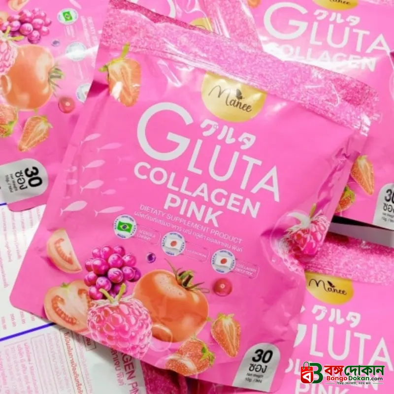 Manee Gluta Collagen Pink Juice – 1 Pack (30 Sachets) - বাংলাদেশে সেরা দাম ও লাইফস্টাইল কালেকশন - গ্যালারি